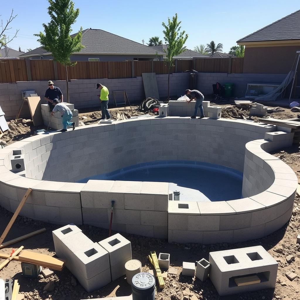Piscina de Concreto