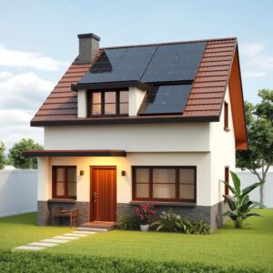 Telha com Placa Solar